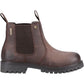 Cotswold Aston Leather Boy's Brown Flat Chelsea Boots