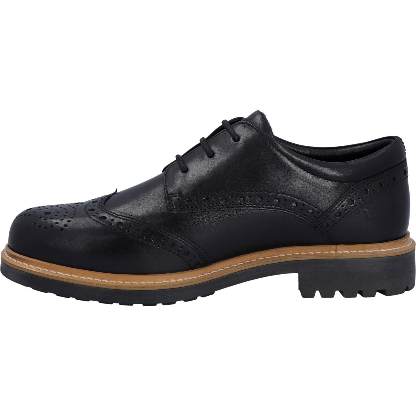Hunter Men's Cawdor Brogue Gibson in Black