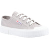 Superga Women's 2630 Stripe Trainer in Grey Colomba