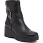 Rocket Dog Jimmy Bangor Polyurethane Women's Black Heeled Ankle Boots