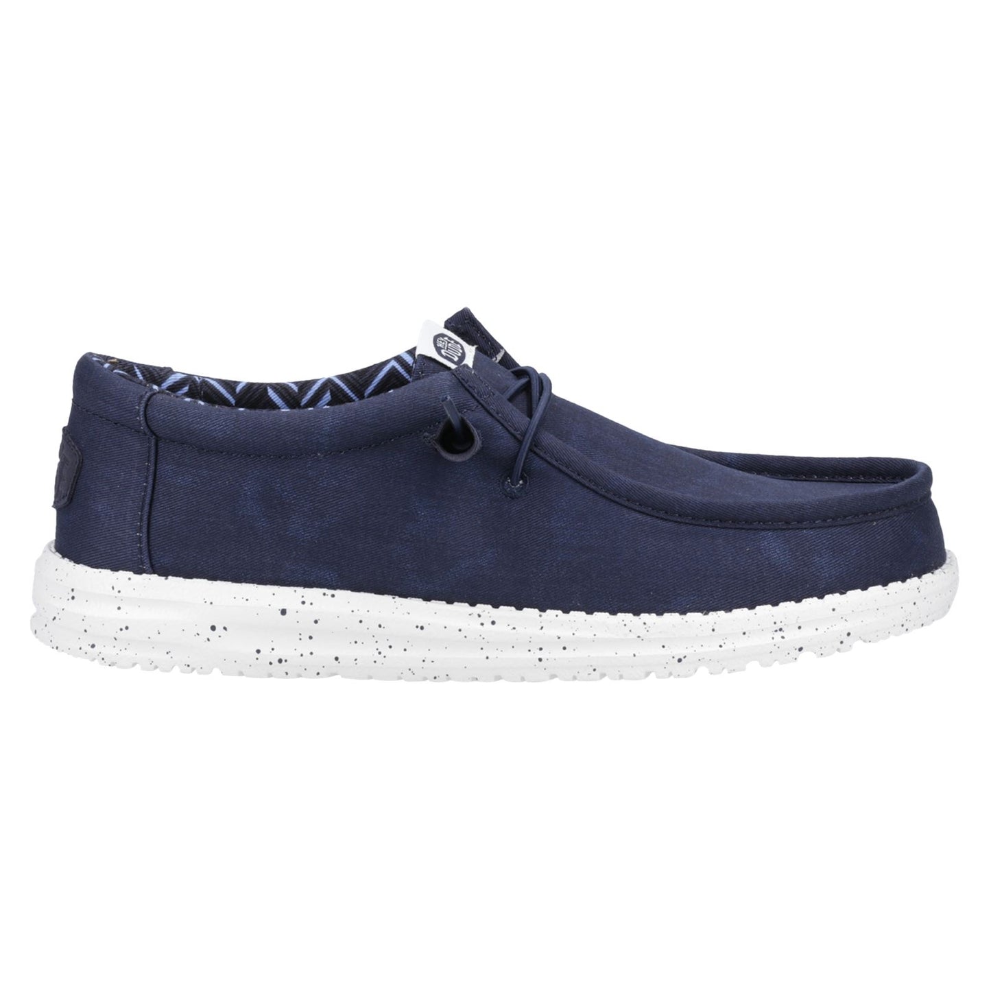HEYDUDE Men's Wally Canvas Shoe in Navy