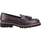Hush Puppies Ginny Leather Women's Plum Wide Fit Loafers