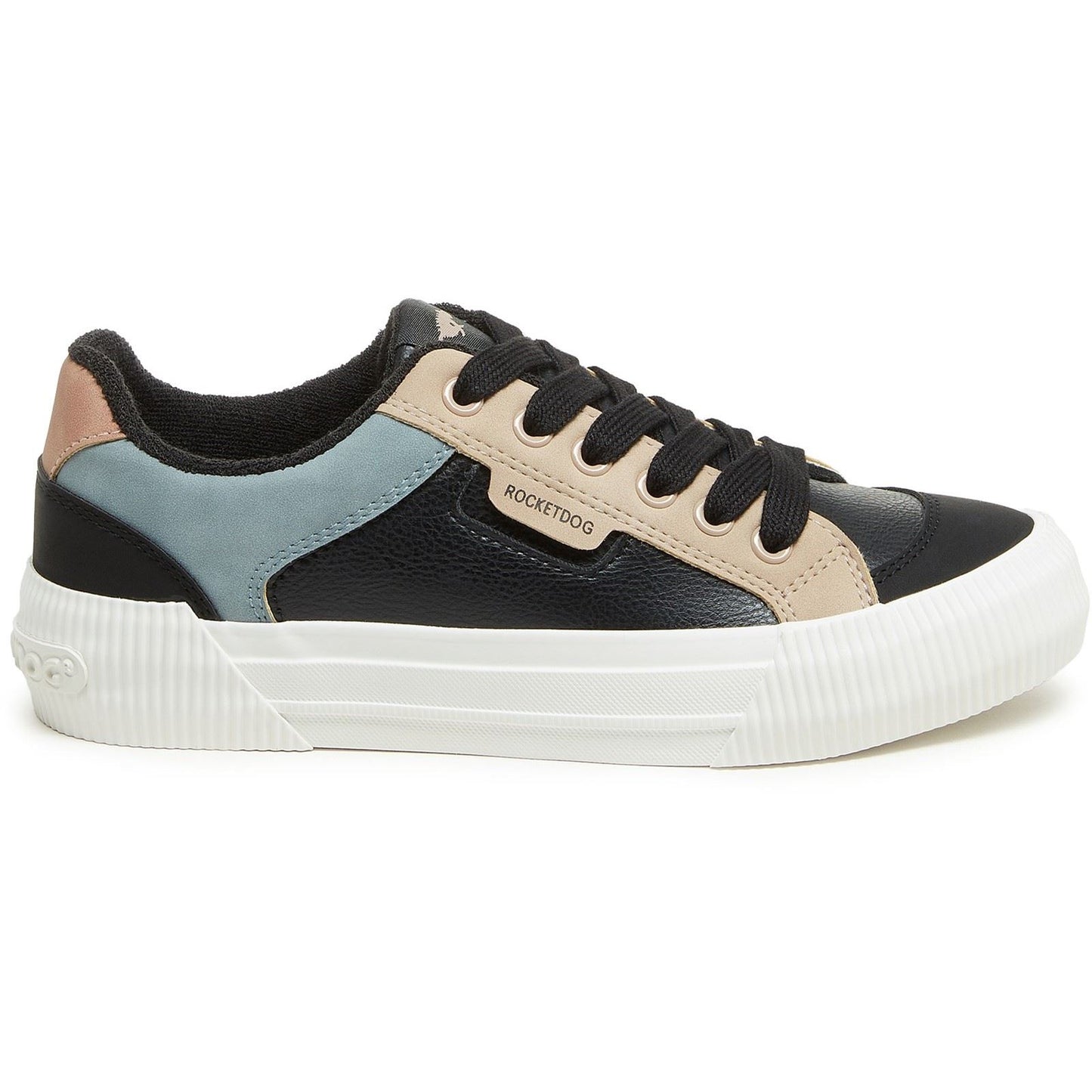 Rocket Dog Women's Cheery Blocked Sporty Shoe in Black Combo