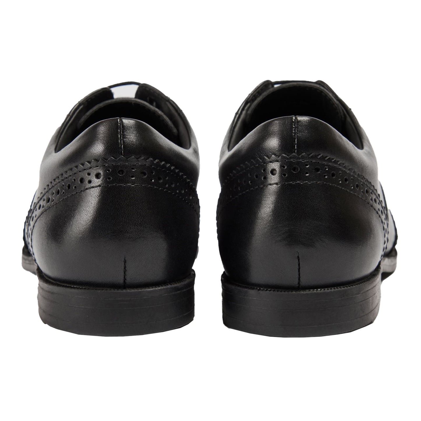 Pod Lee Smooth Leather Youth Black Loafers