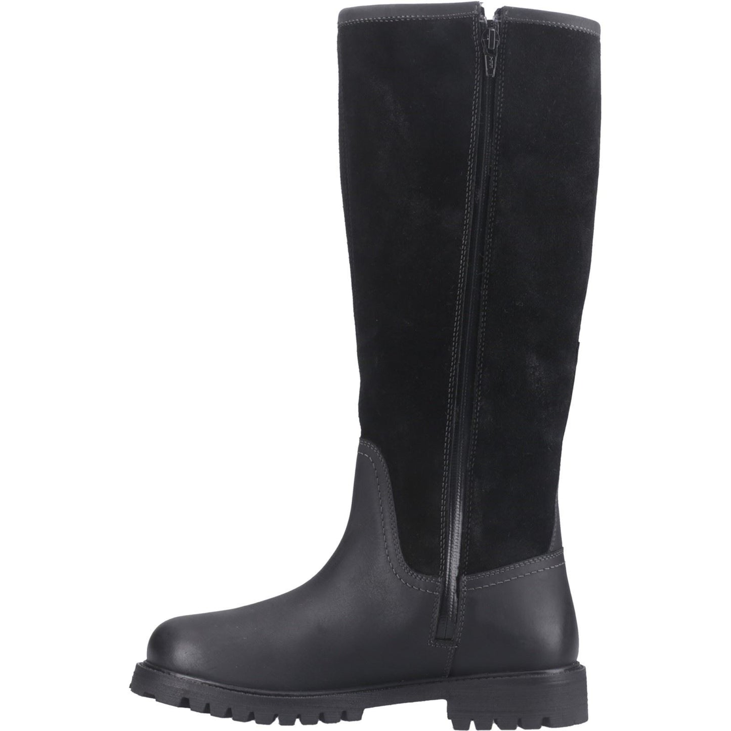 Hunter Canna Tall Boot Leather Women's Black Boots