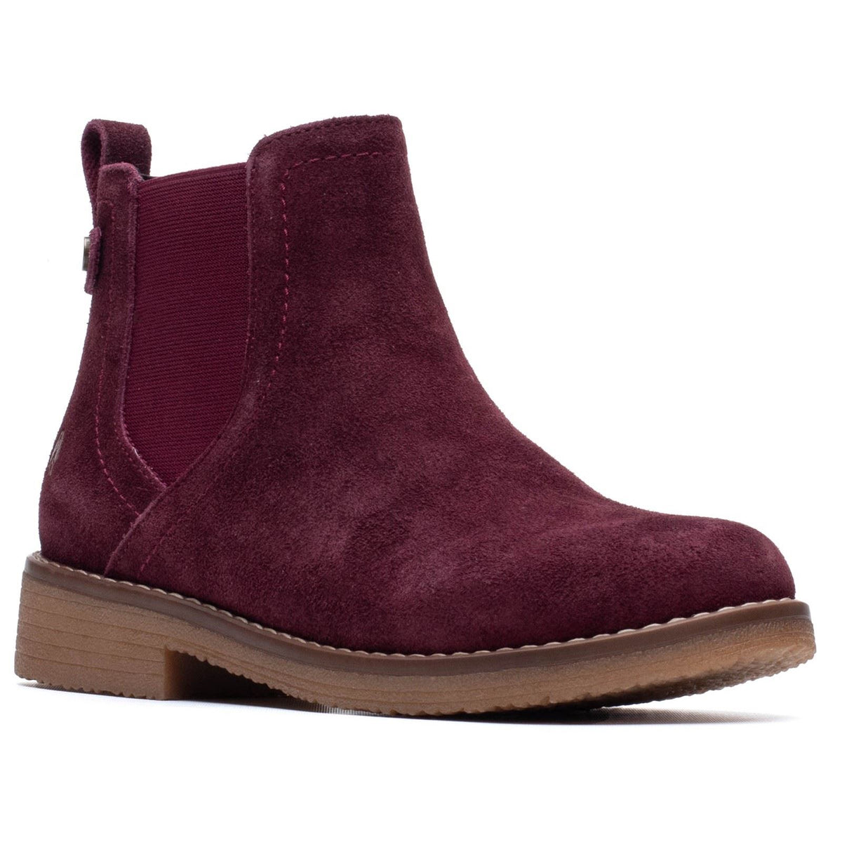 Hush Puppies Maddy Suede Women's Plum Boots