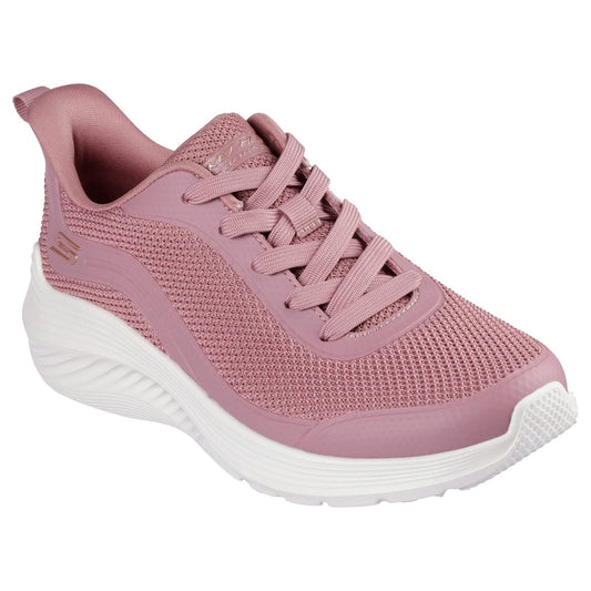 Skechers Women's Bobs Squad Waves Still Wading Trainers in Rose