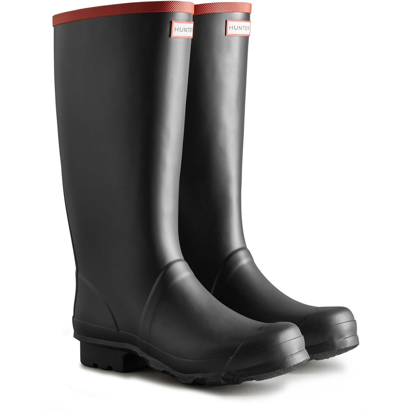 Hunter Unisex Argyll Full Knee Wellington in Black