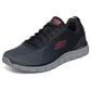 Skechers Track - Ripkent Textile Men's Black/Charcoal Trainers