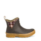 Muck Boots Women's Originals Ankle Wellingtons in Brown/Plaid/Gum