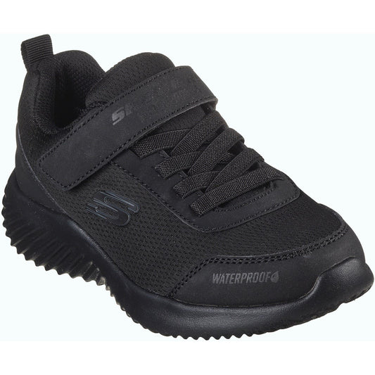 Skechers Bounder - Dripper Drop Synthetic Junior Black Trainers