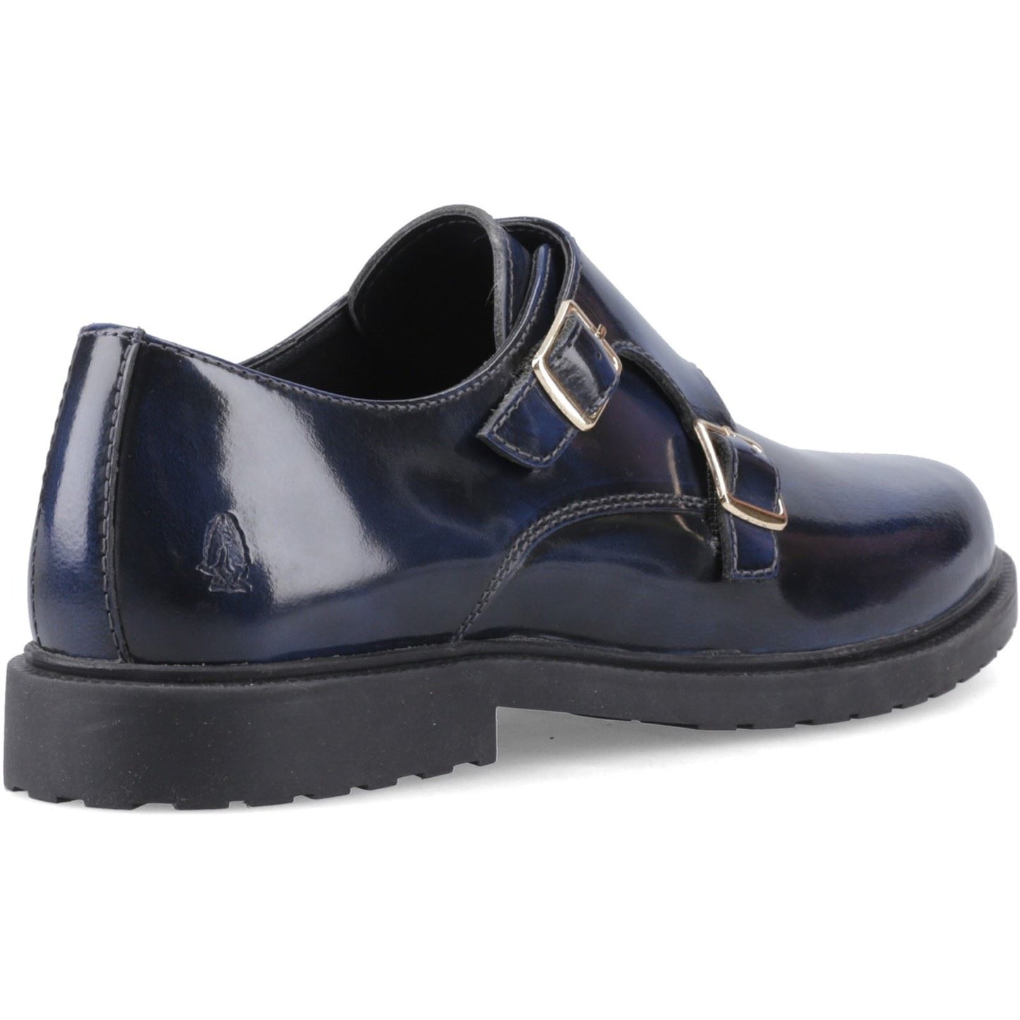 Hush Puppies Verity Hi-Shine Leather Women's Navy Shoes