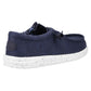 HEYDUDE Men's Wally Canvas Shoe in Navy