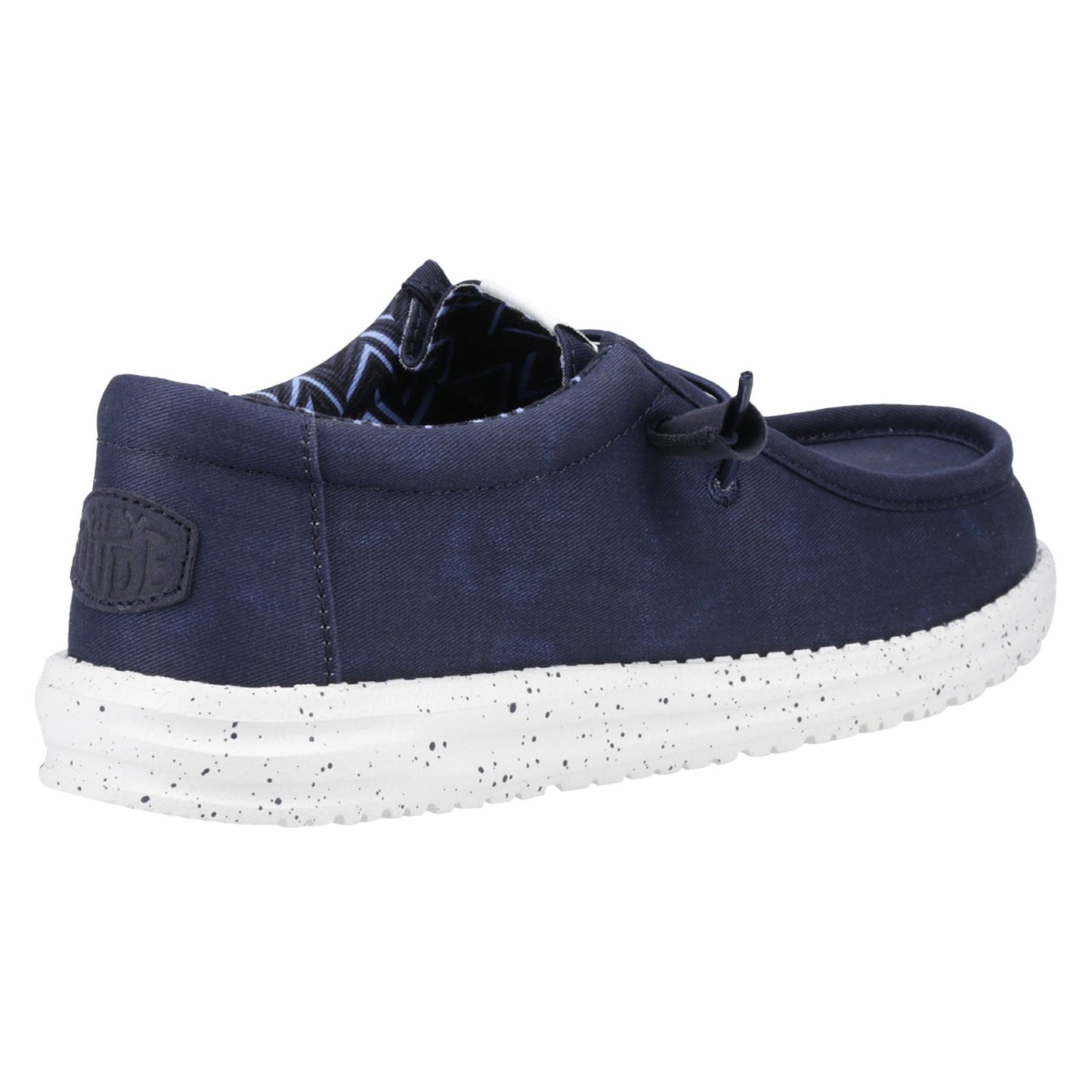 HEYDUDE Men's Wally Canvas Shoe in Navy