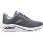 Skechers Women's Skech-Air Meta - Aired Out Trainer in Charcoal/Multi