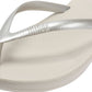 FitFlop Iqushion Ergonomic Women's Silver Flip Flops
