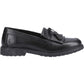 Hush Puppies Verity Kiltie Leather Women's Black Loafers