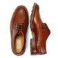 Chapman & Moore Longwing Brogue Country Leather Men's Berry Shoes
