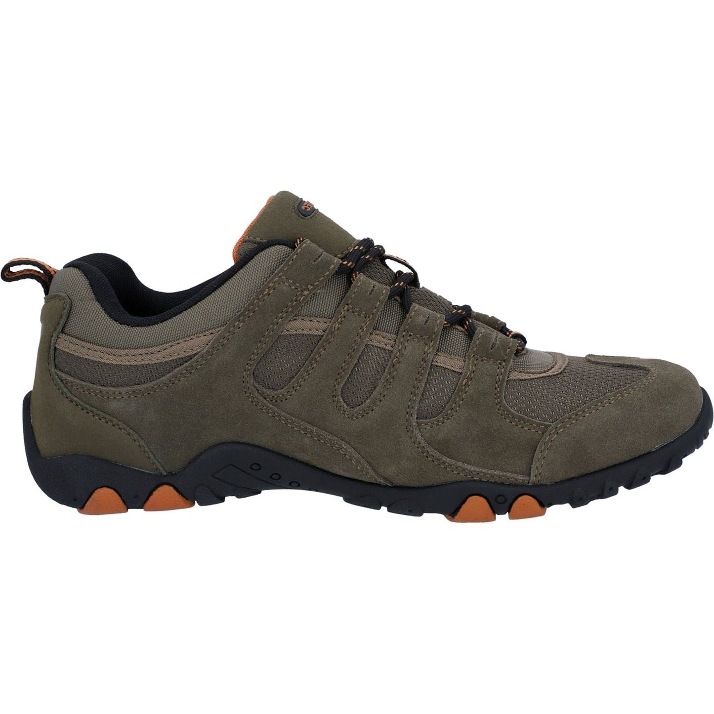 Hi-Tec Quadra II Suede Men's Taupe/Burnt Orange Hiking Boots