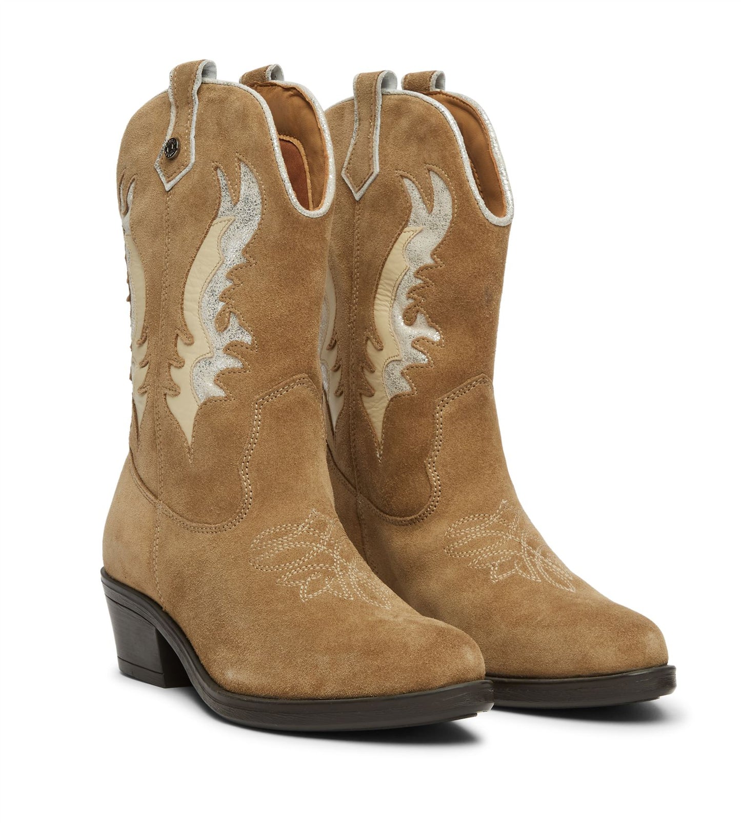 Osprey London The Louisville Leather/Suede Women's Mushroom Boots