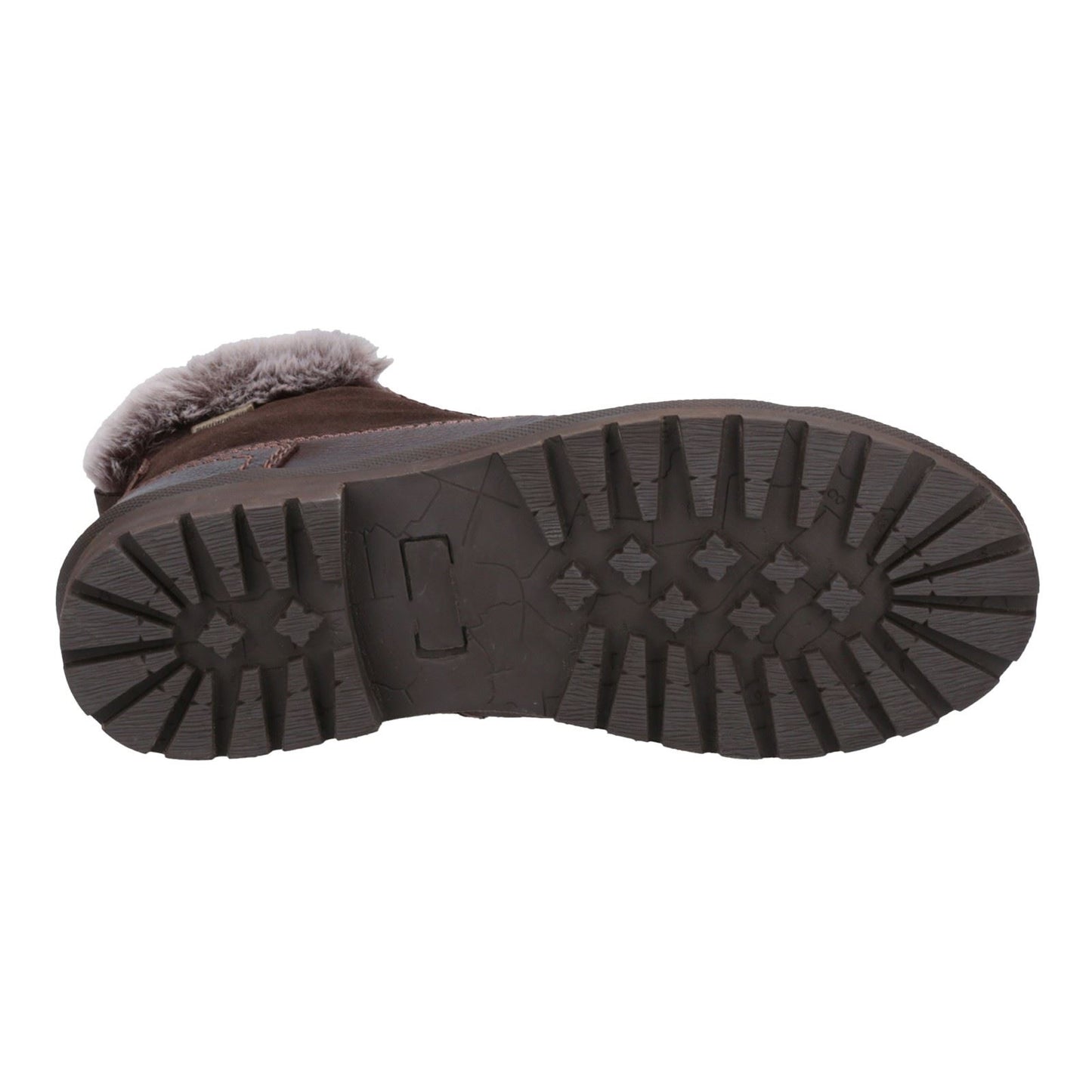 Cotswold Evenlode Leather Women's Brown Winter Ankle Boots