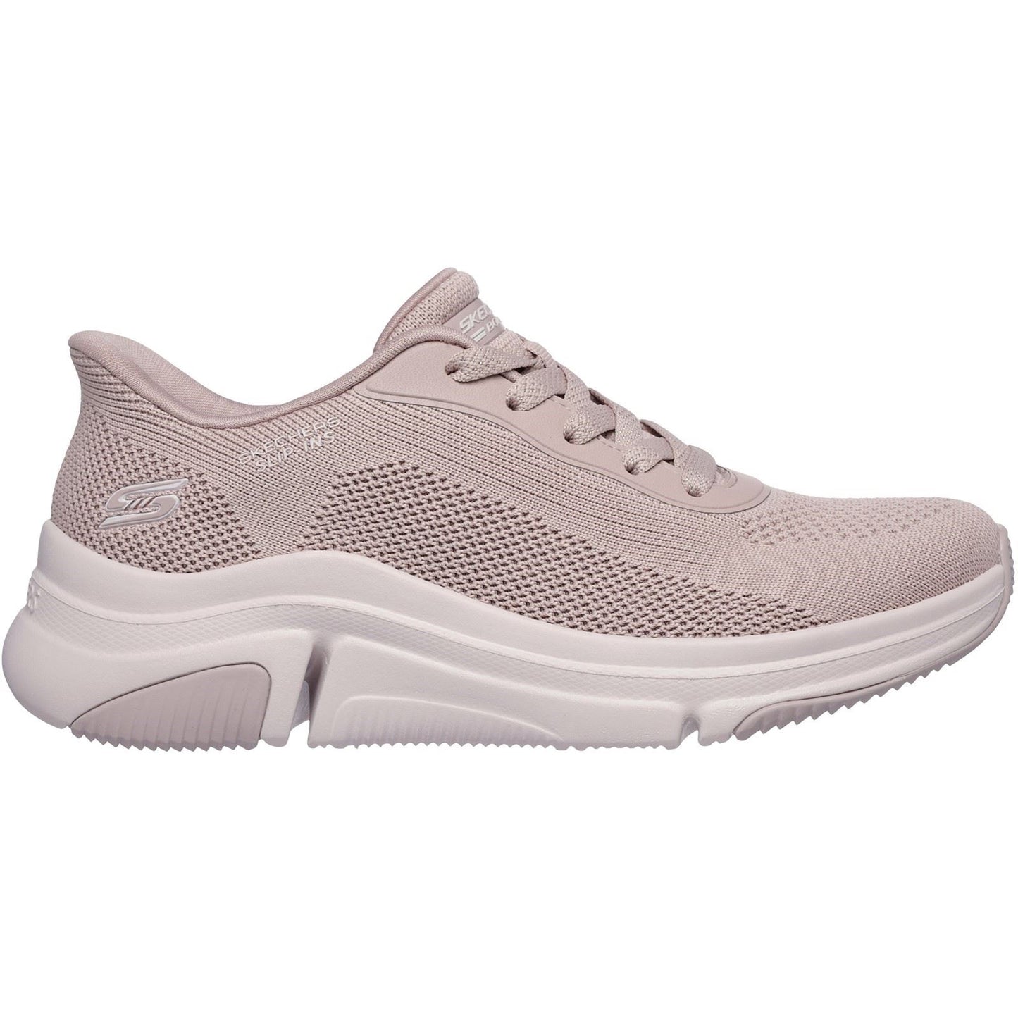 Skechers BOBS Sparrow Flex Too You Textile Women's Blush Trainers