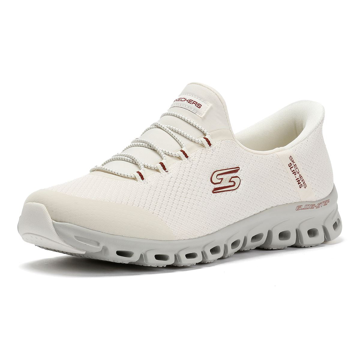 Skechers Slip-Ins Glide Step Vibey Mesh Women's White Trainers
