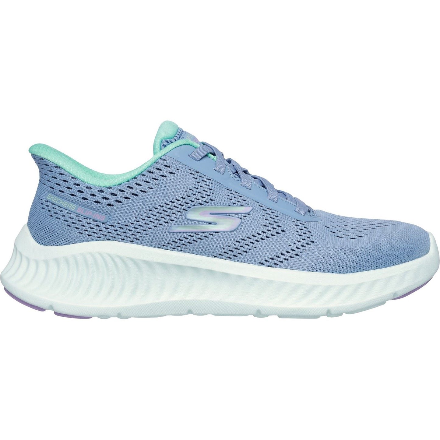Skechers Women's Go Walk Now Khloe Trainers in Blue/Green