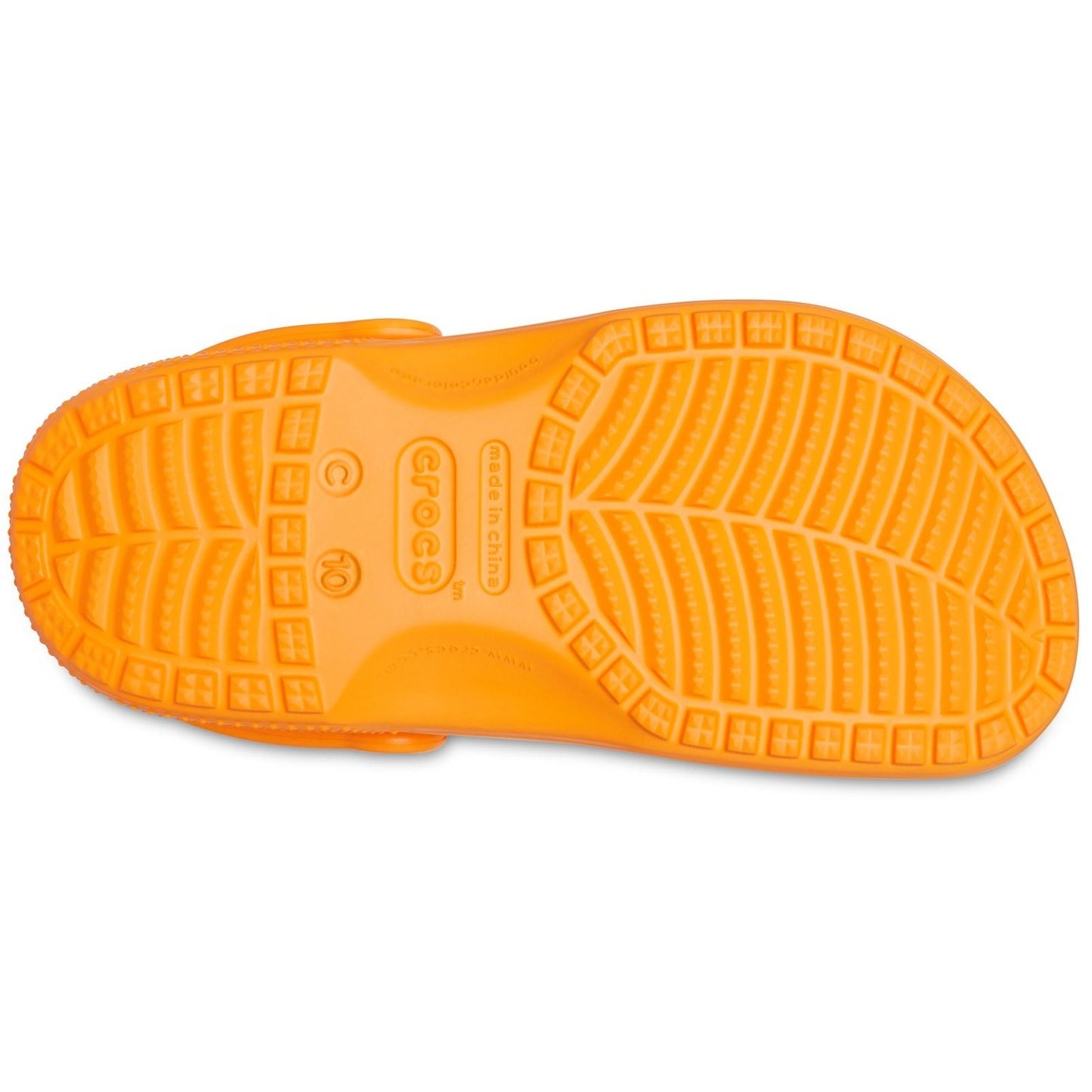 Crocs Toddler Classic Thermoplastic Orange Zing Loafers