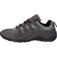 Hi-Tec Quadra II Suede Men's Charcoal/Zingy Red Hiking Boots