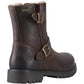 Cotswold Tetbury Leather Women's Brown Heeled Ankle Boots