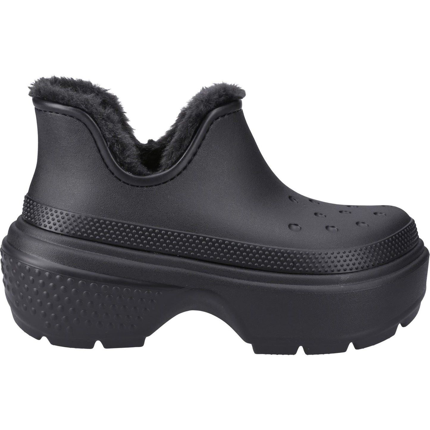 Crocs Women's Stomp Shorty Boot in Black