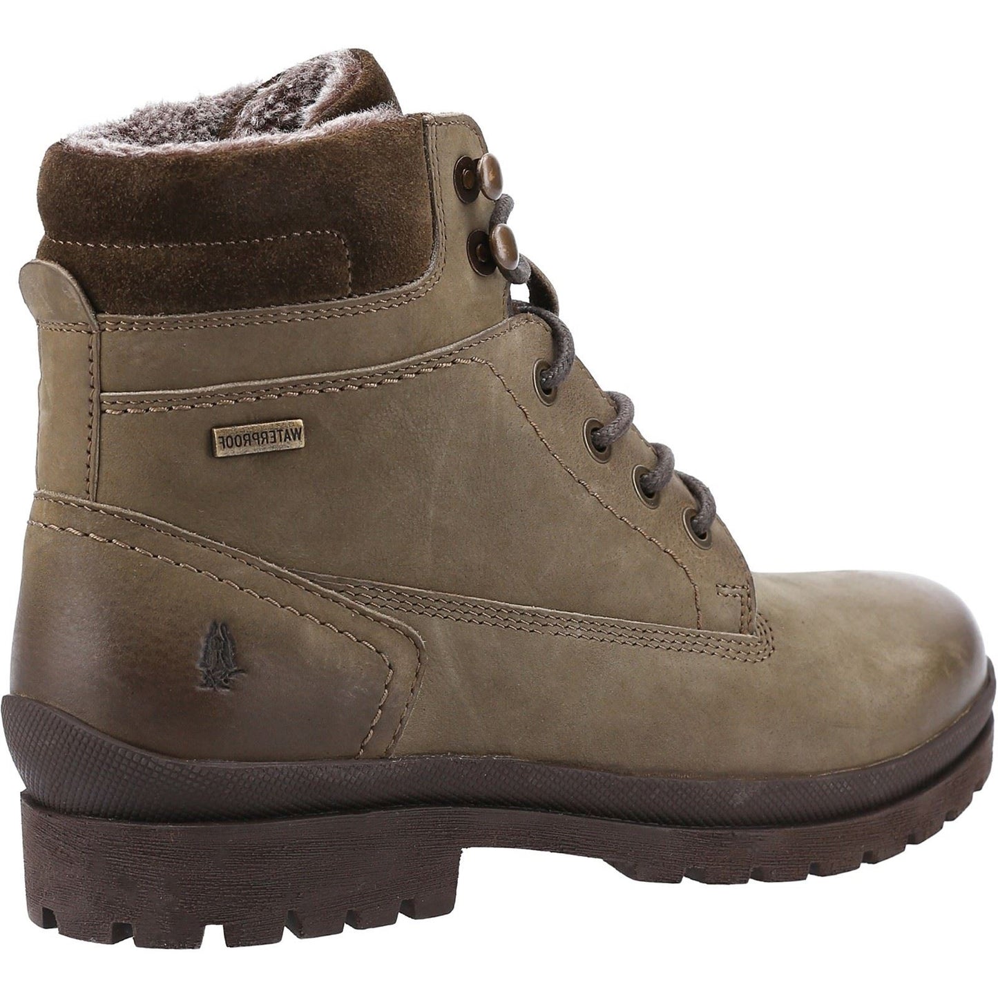 Hush Puppies Women's Annay Mid Boots in Khaki