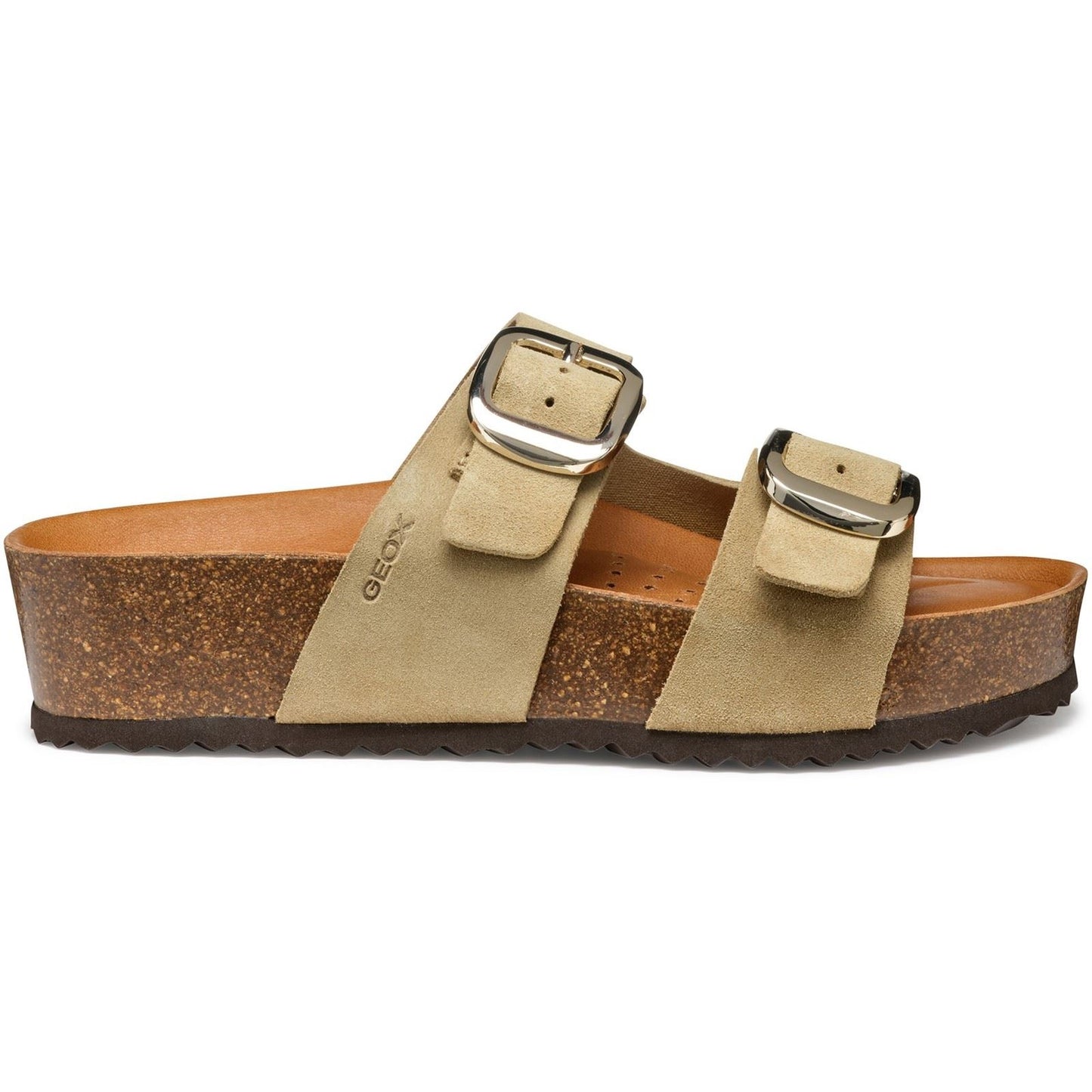 Geox D BRIONIA H Leather Women's Light Taupe Sandals