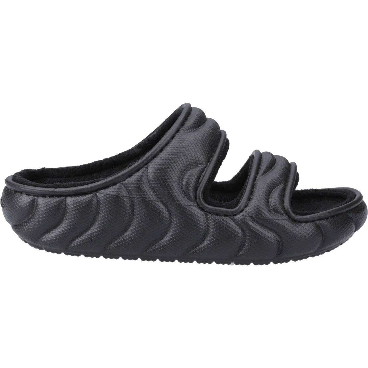 Crocs Women's Classic Cozzzy Overpuff Sandal in Black