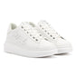 Karl Lagerfeld Kapri Signia Emboss Lo Lace Leather Women's White Trainers