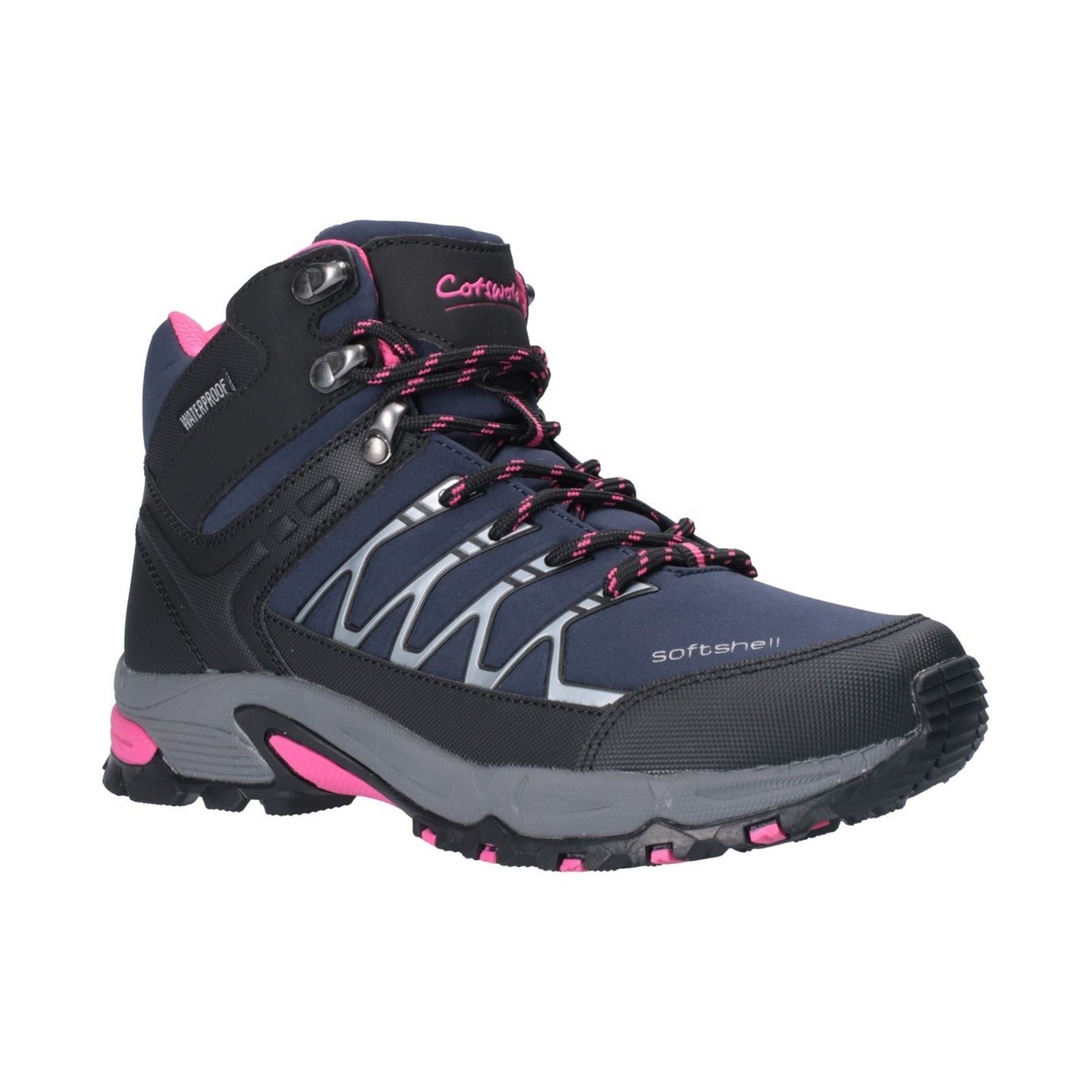 Abbeydale Mid Hiker Navy Black Fuchsia