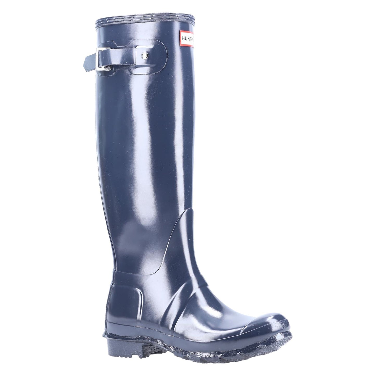 Hunter Women's Original Tall Gloss Wellington Boots in Navy