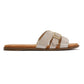 TOMS Sol Mule Leather Women's Champagne Sandals