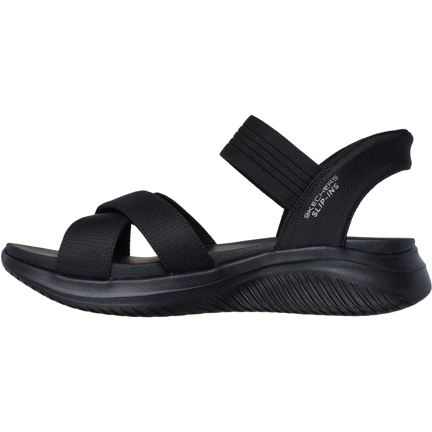 Skechers Ultra Flex 3.0 - Never Better Textile Women's Black Standard Sandals