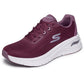 Skechers Arch Fit 3.0 Easy Flow Textile Women's Burgundy Trainers