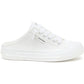 Rocket Dog Cheery Mule Canvas Textile Women's White Mules