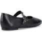 Hush Puppies Charlene Stud Ballerina Leather Women's Black Flats