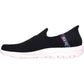 Skechers Women's GO WALK Travel Tahiti Sunset Shoe in Black
