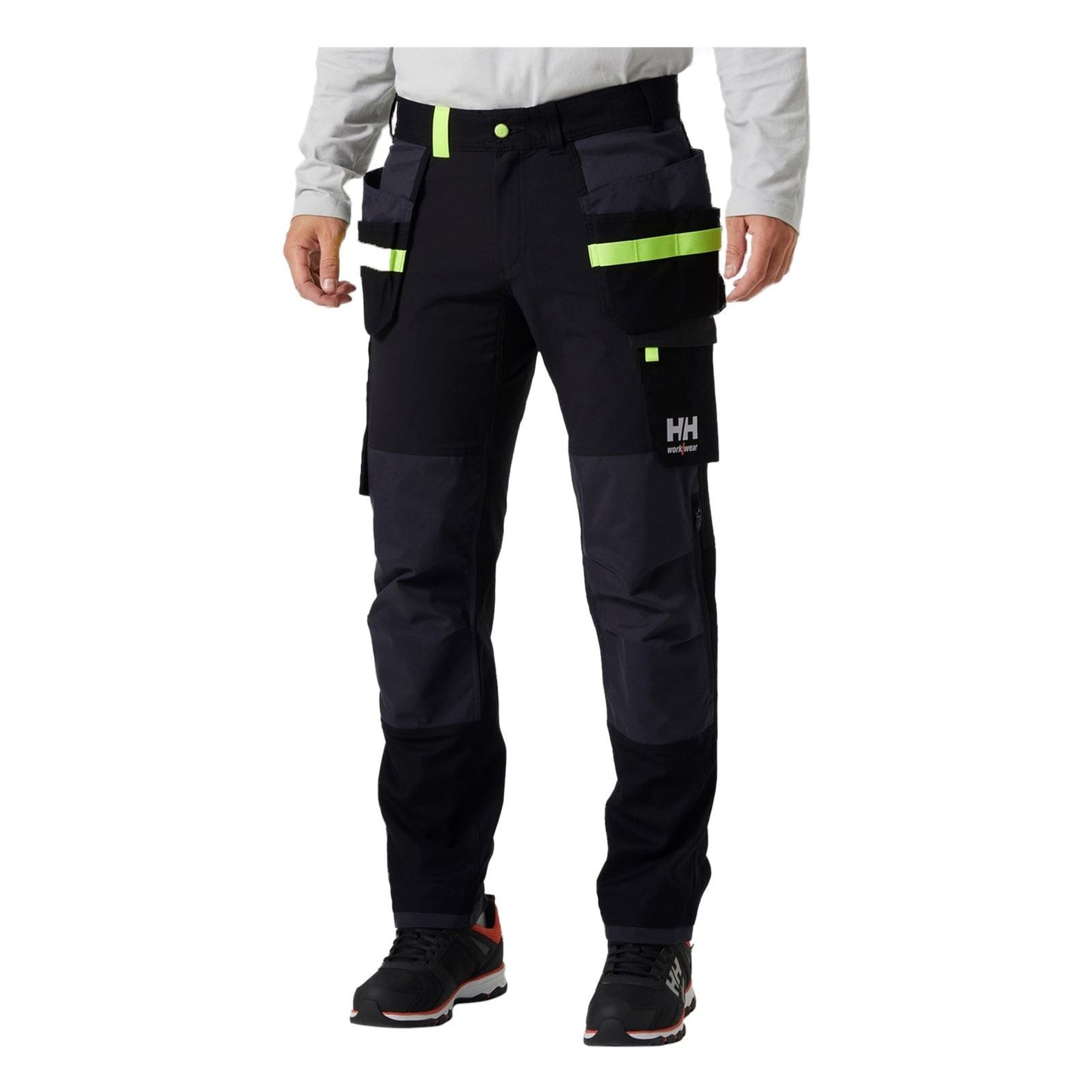 Helly Hansen Workwear Men's Oxford 4X Construction Trouser in Black/Ebony