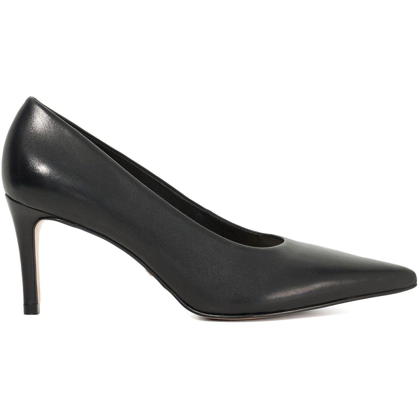Dune Aspiring Leather Women's Black Shoes