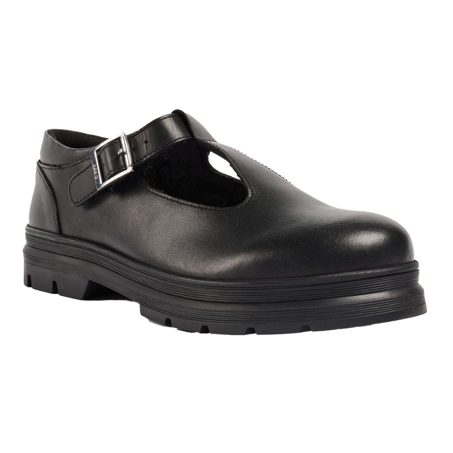 Pod Emilie Faux Leather Youth Black Loafers