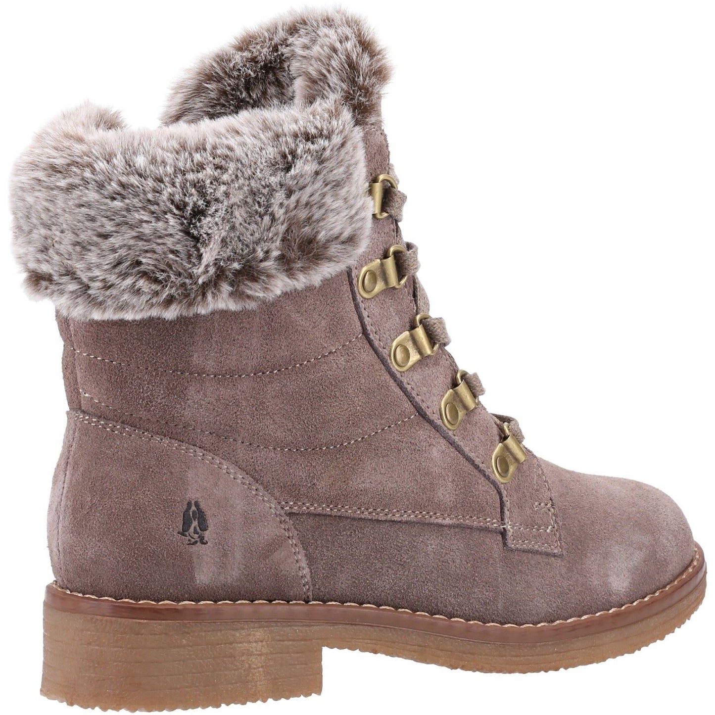 Hush Puppies Women's Florence Mid Boot in Taupe