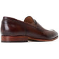 Base London Men's Bruno Penny Loafer in Burnt Brown