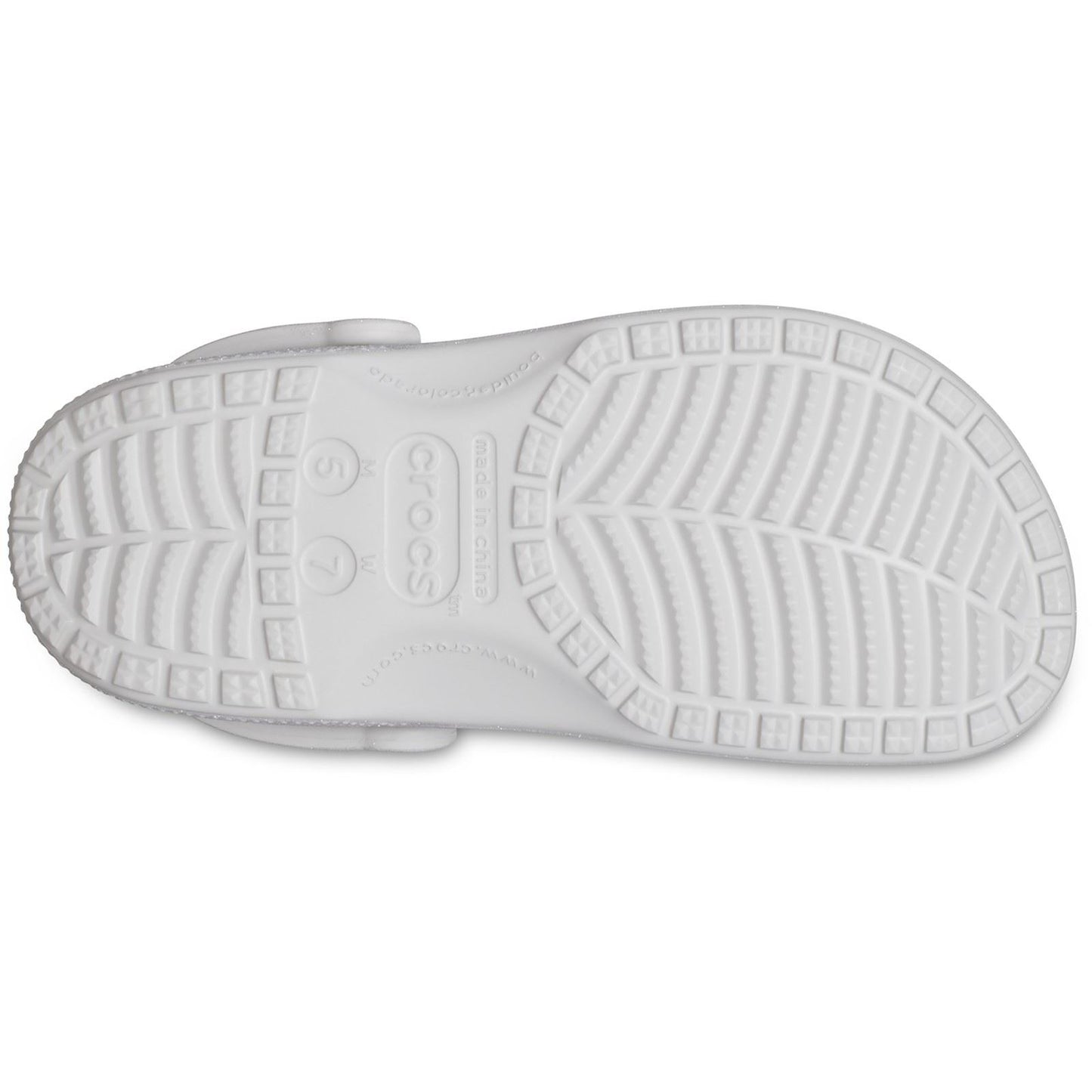 Crocs Unisex Classic Glitter Clog in Atmosphere